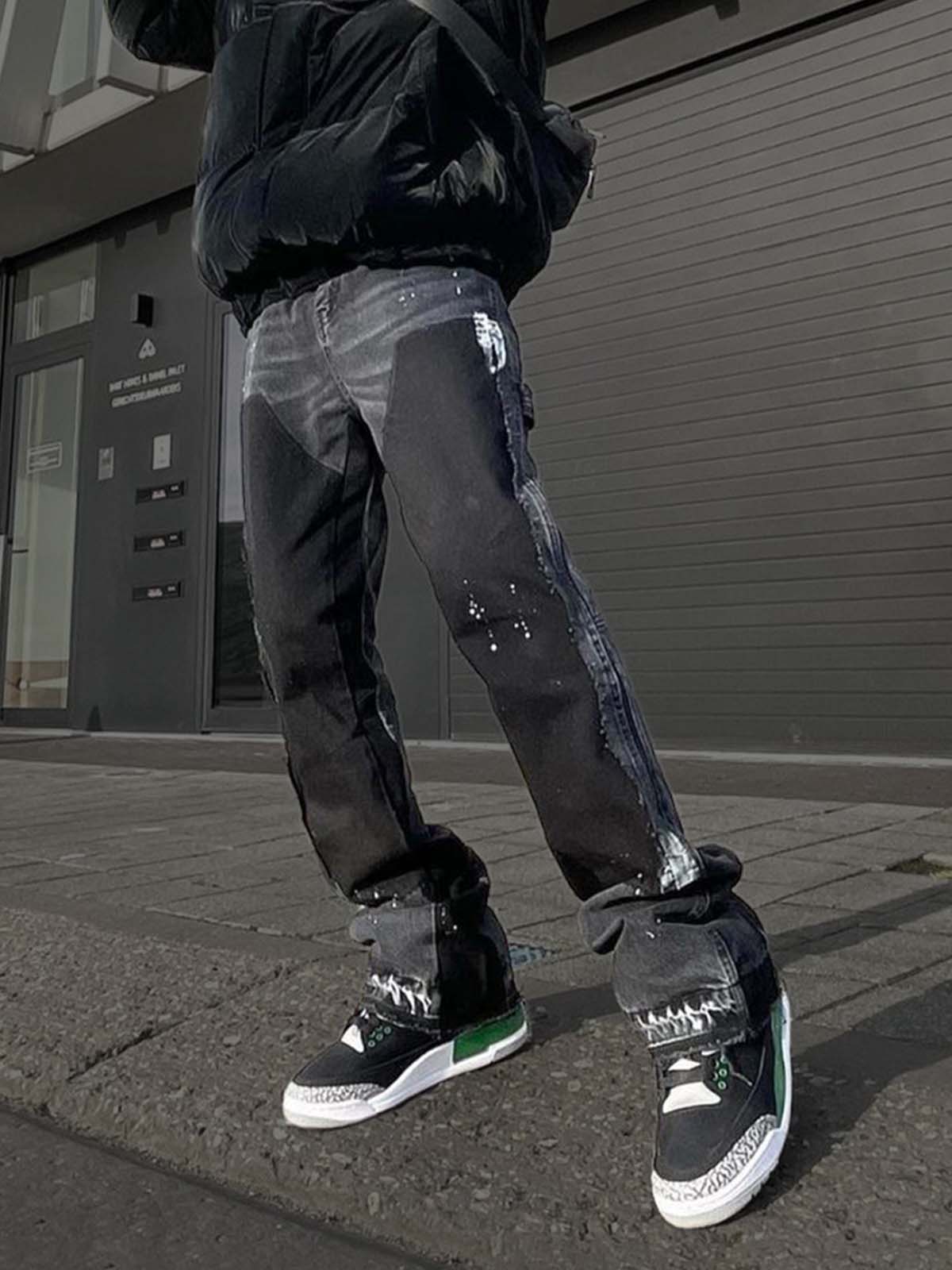 Flare Denim - Black - Reputation Studios