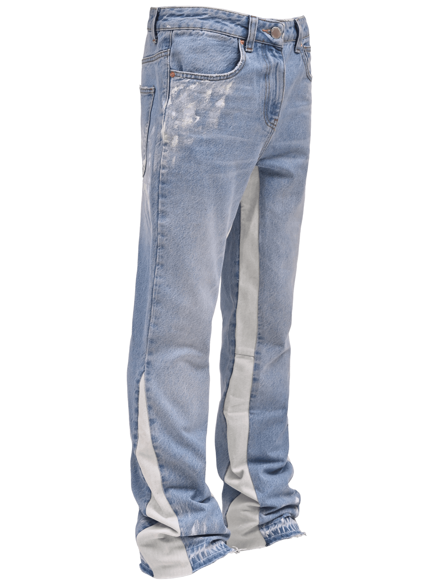Flare Track Denim - Light Stone - Reputation Studios