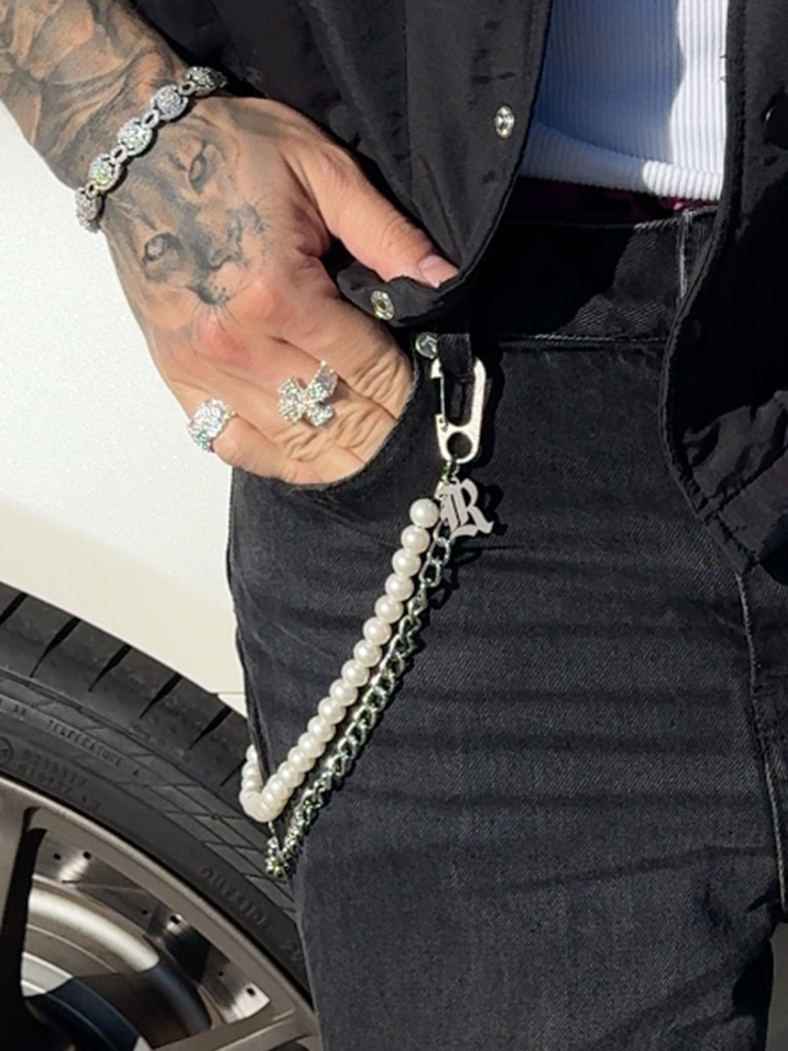 🎁 FREE Pearl Link Wallet Chain - Reputation Studios