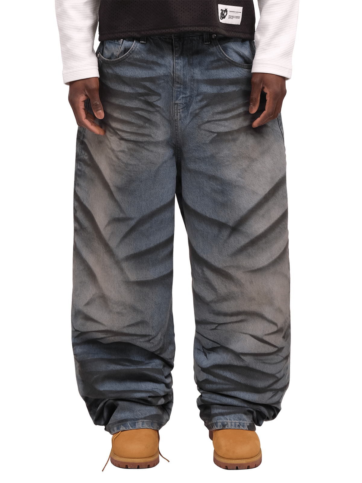 Grunge Baggy Denim - Blue Wash - Reputation Studios