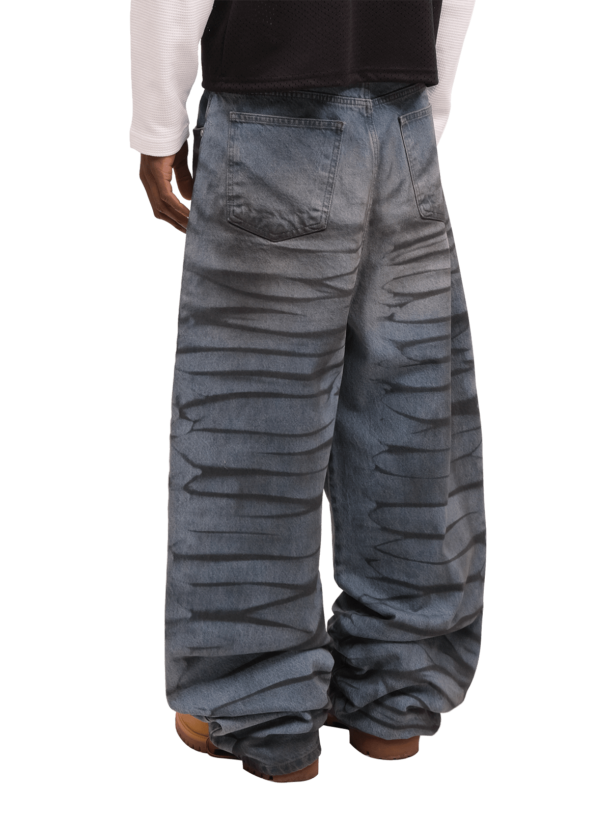 Grunge Baggy Denim - Blue Wash - Reputation Studios