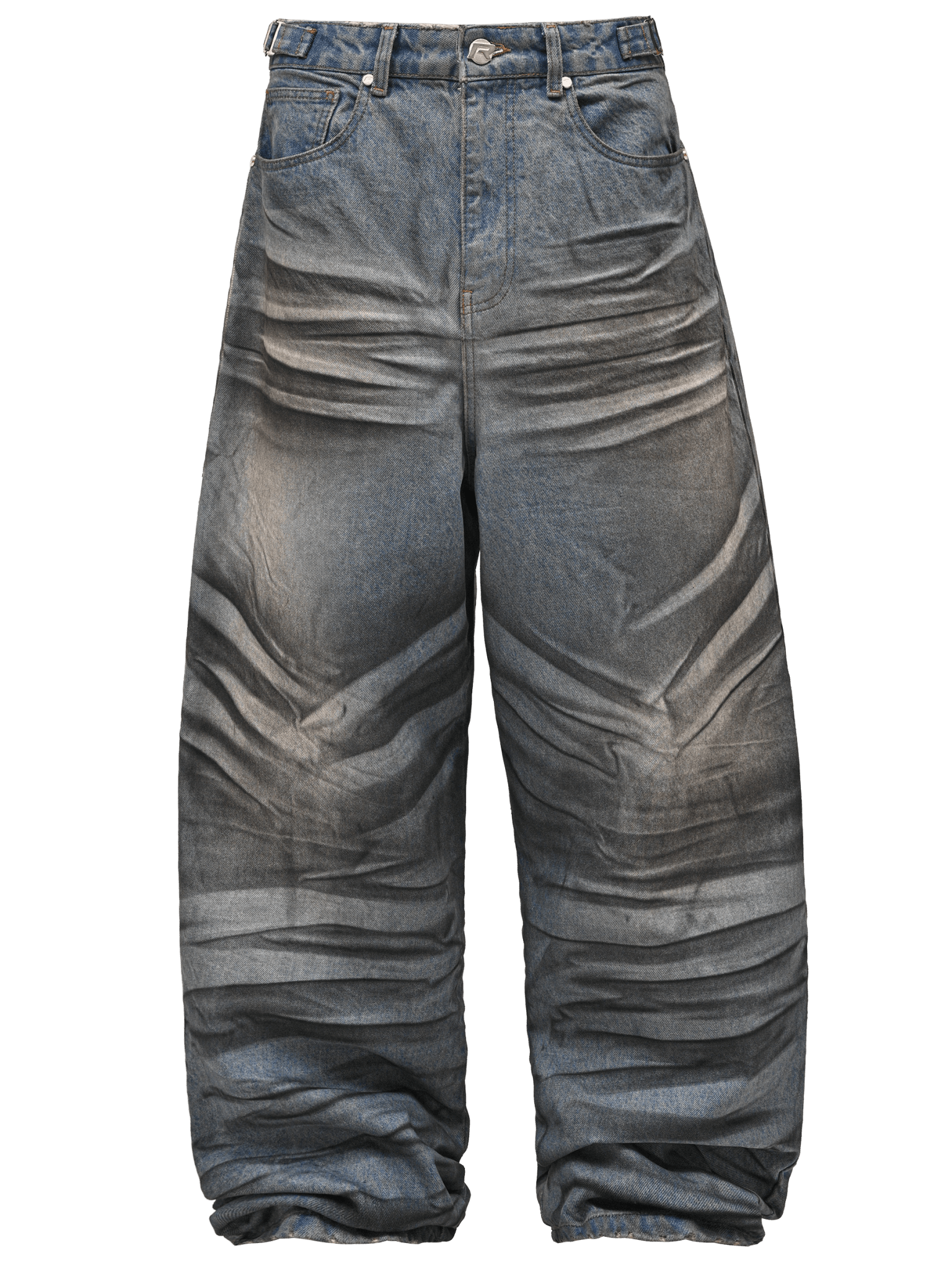 Grunge Baggy Denim - Blue Wash - Reputation Studios