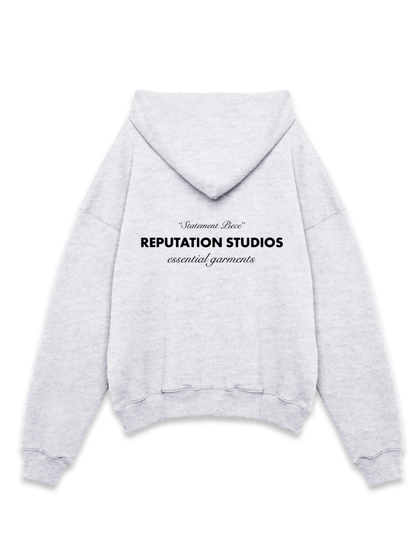 "Statement Piece" Hoodie - Heather Grey