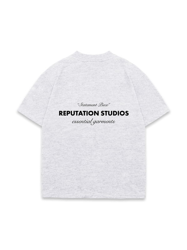 "Statement Piece" Tee - Heather Grey
