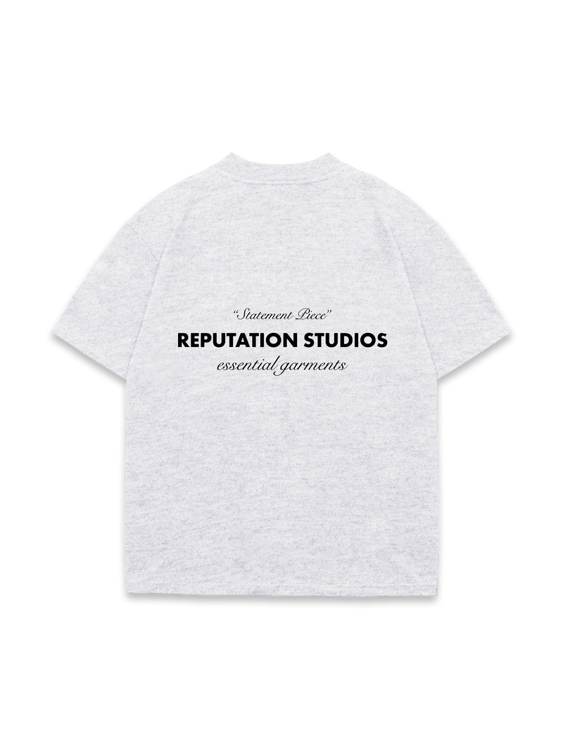 "Statement Piece" Tee - Heather Grey