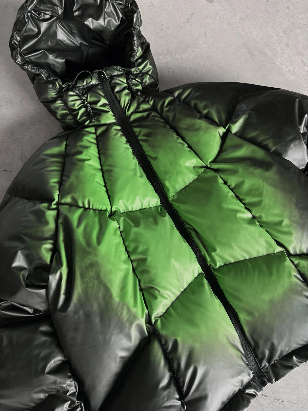 Heat Reactive Puffer - Green - Reputation Studios