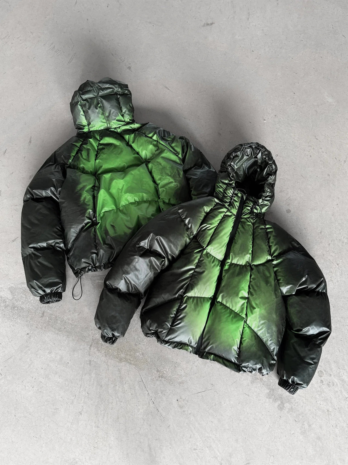 Heat Reactive Puffer - Green - Reputation Studios