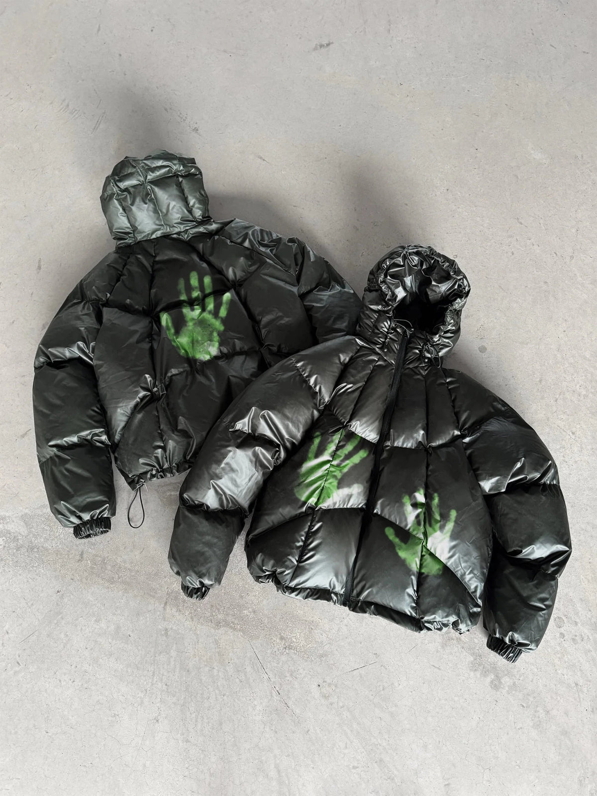 Heat Reactive Puffer - Green - Reputation Studios