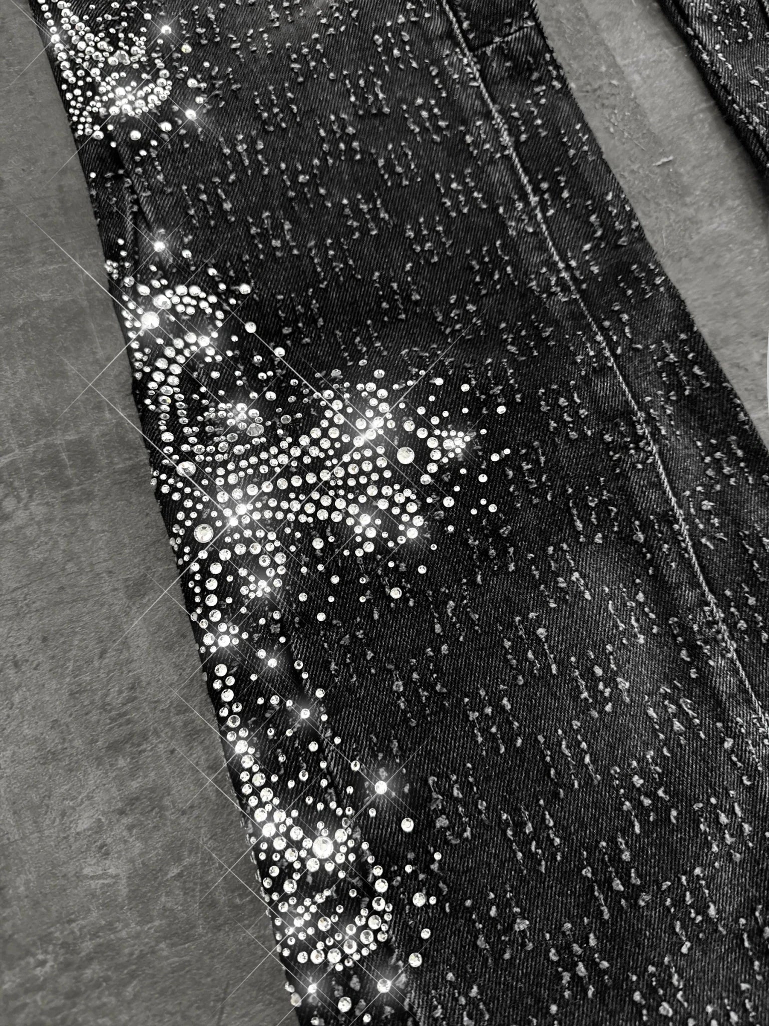 Iced Cross Flare Denim - Reputation Studios