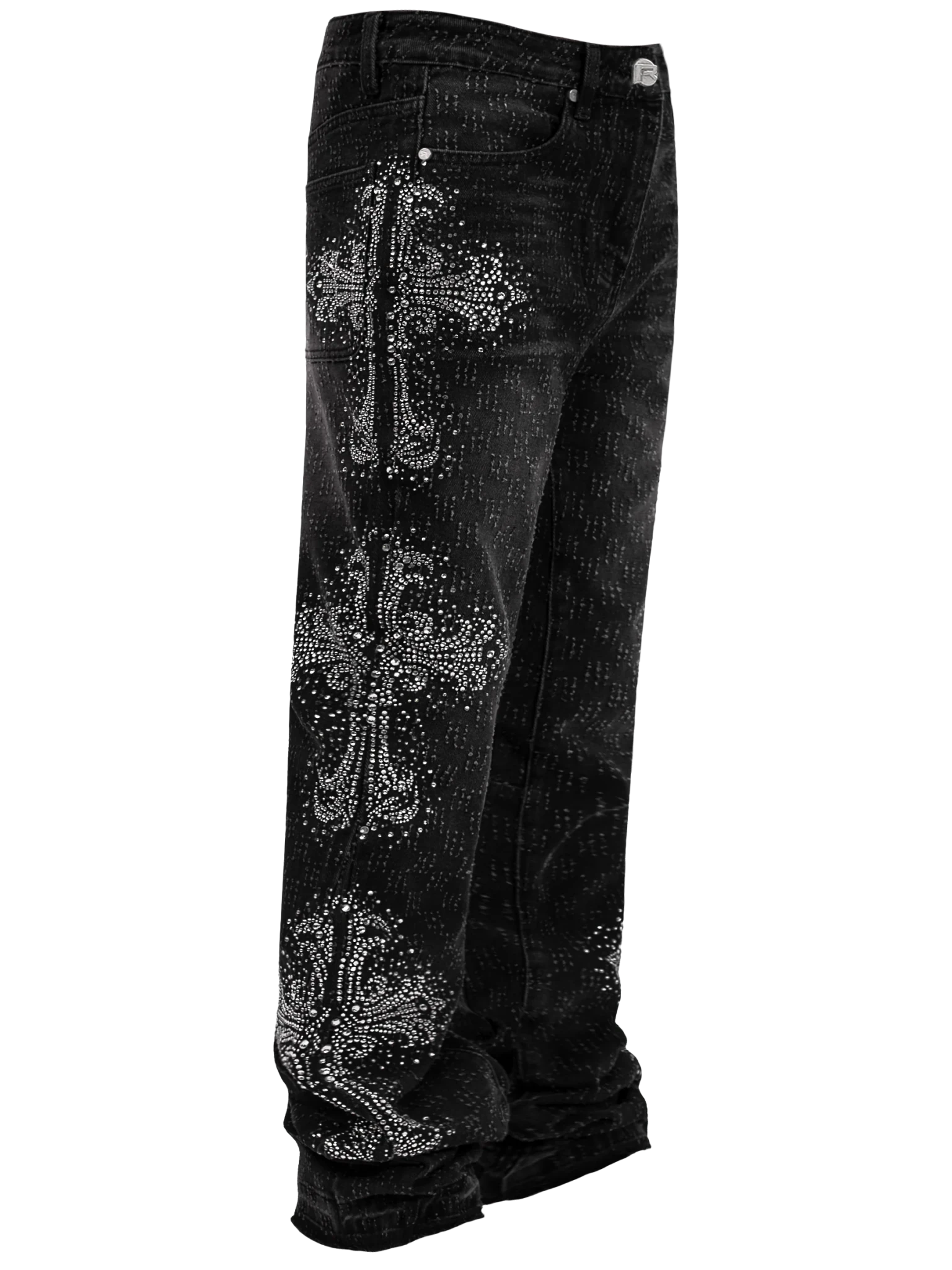 Iced Cross Flare Denim - Reputation Studios