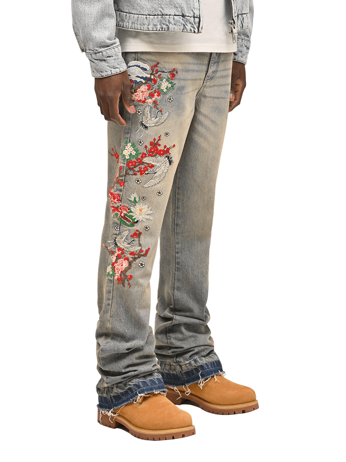 Japanese Garden Denim - Cream Wash - Reputation Studios
