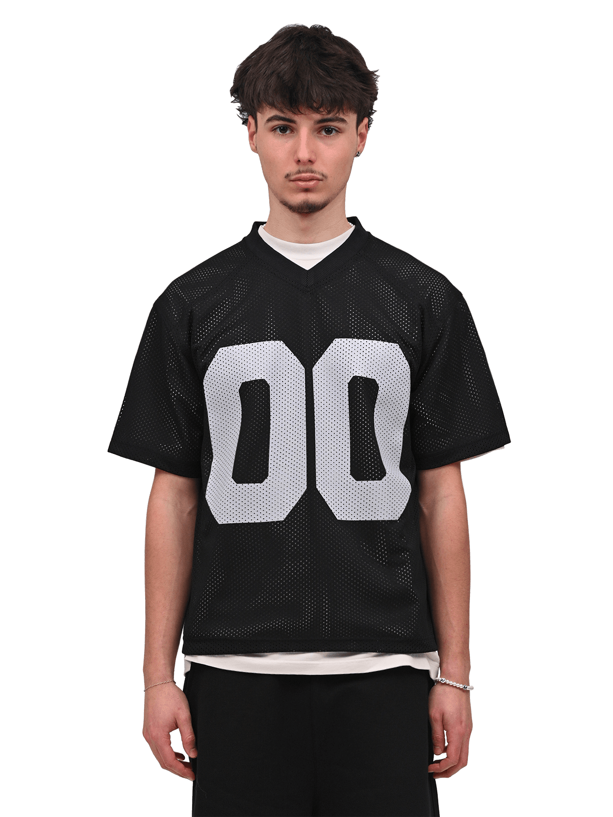 Mesh Jersey - Black - Reputation Studios