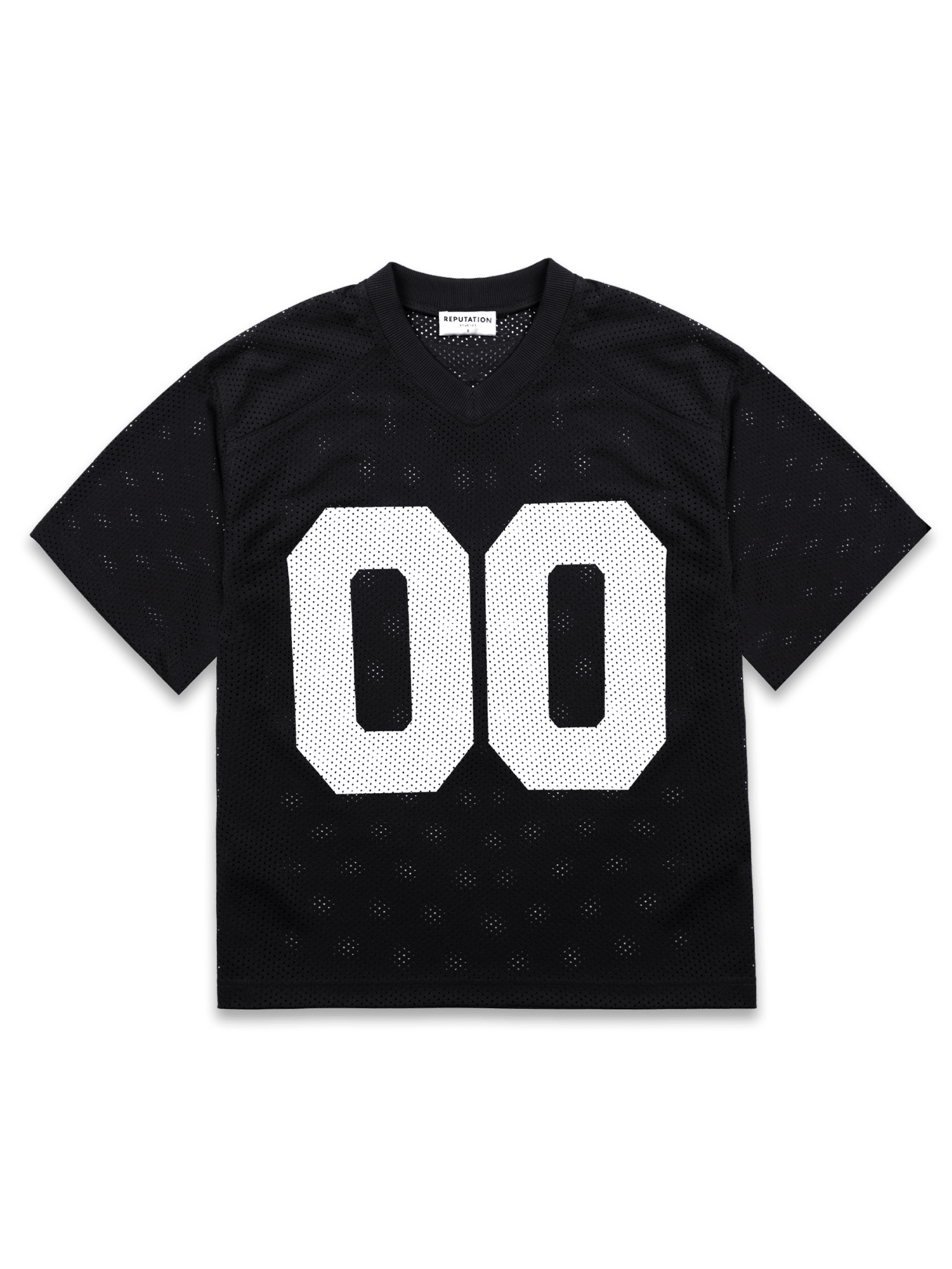 Mesh Jersey - Black - Reputation Studios