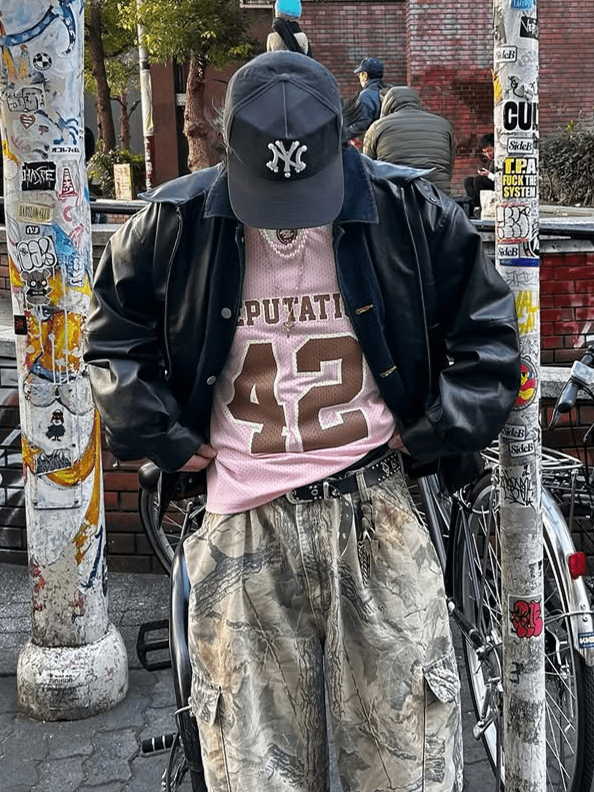 Mesh Layered Jersey - Pink - Reputation Studios