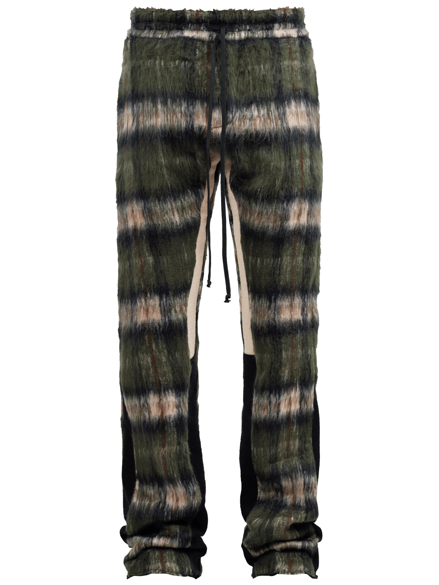 Mohair Flare Sweatpants - Emerald - Reputation Studios
