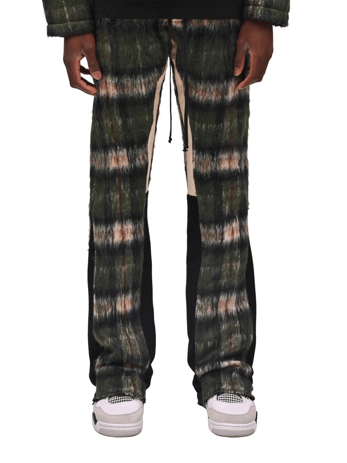 Mohair Flare Sweatpants - Emerald - Reputation Studios