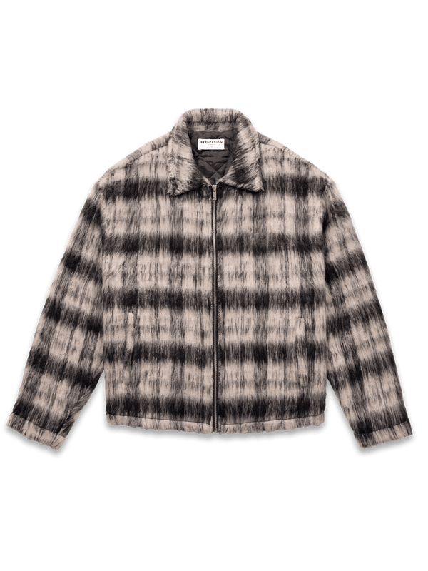 Mohair Cropped Jacket - Black