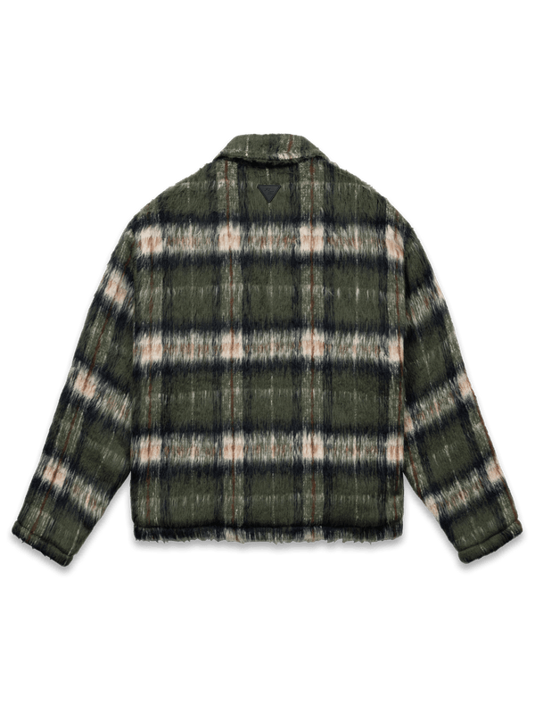 Mohair Cropped Jacket - Emerald