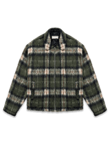 Mohair Cropped Jacket - Emerald