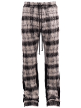 Mohair Flare Sweatpants - Black