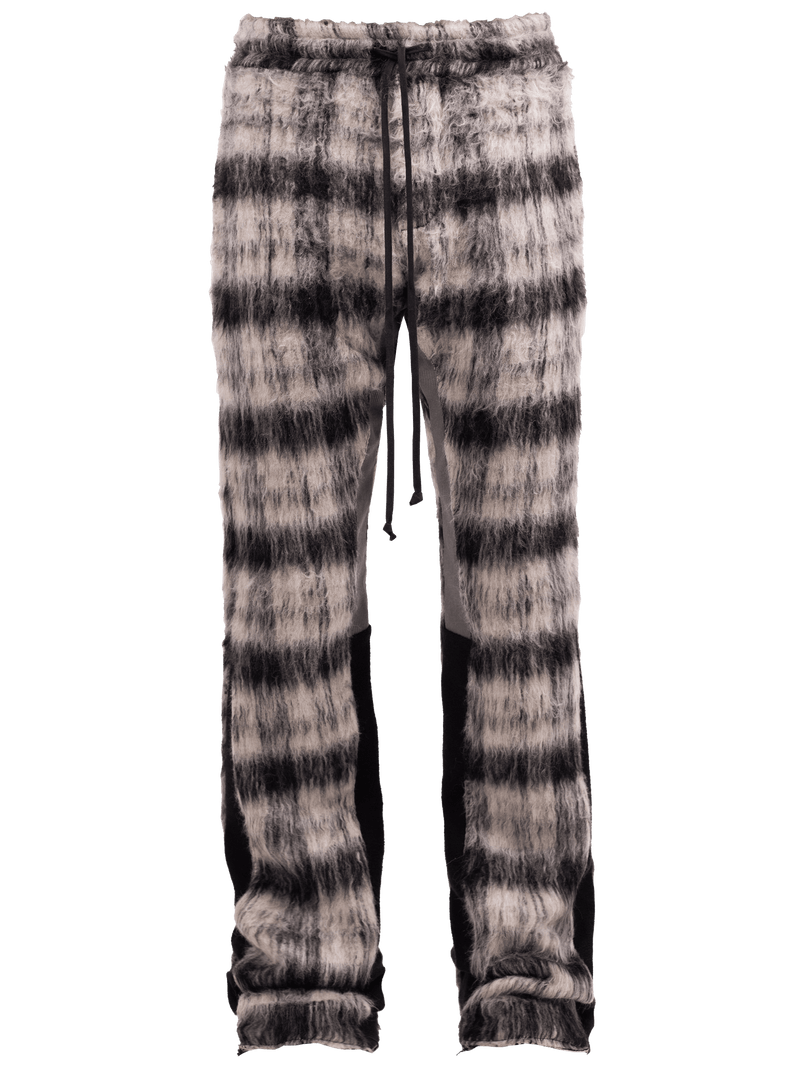 Mohair Flare Sweatpants - Black
