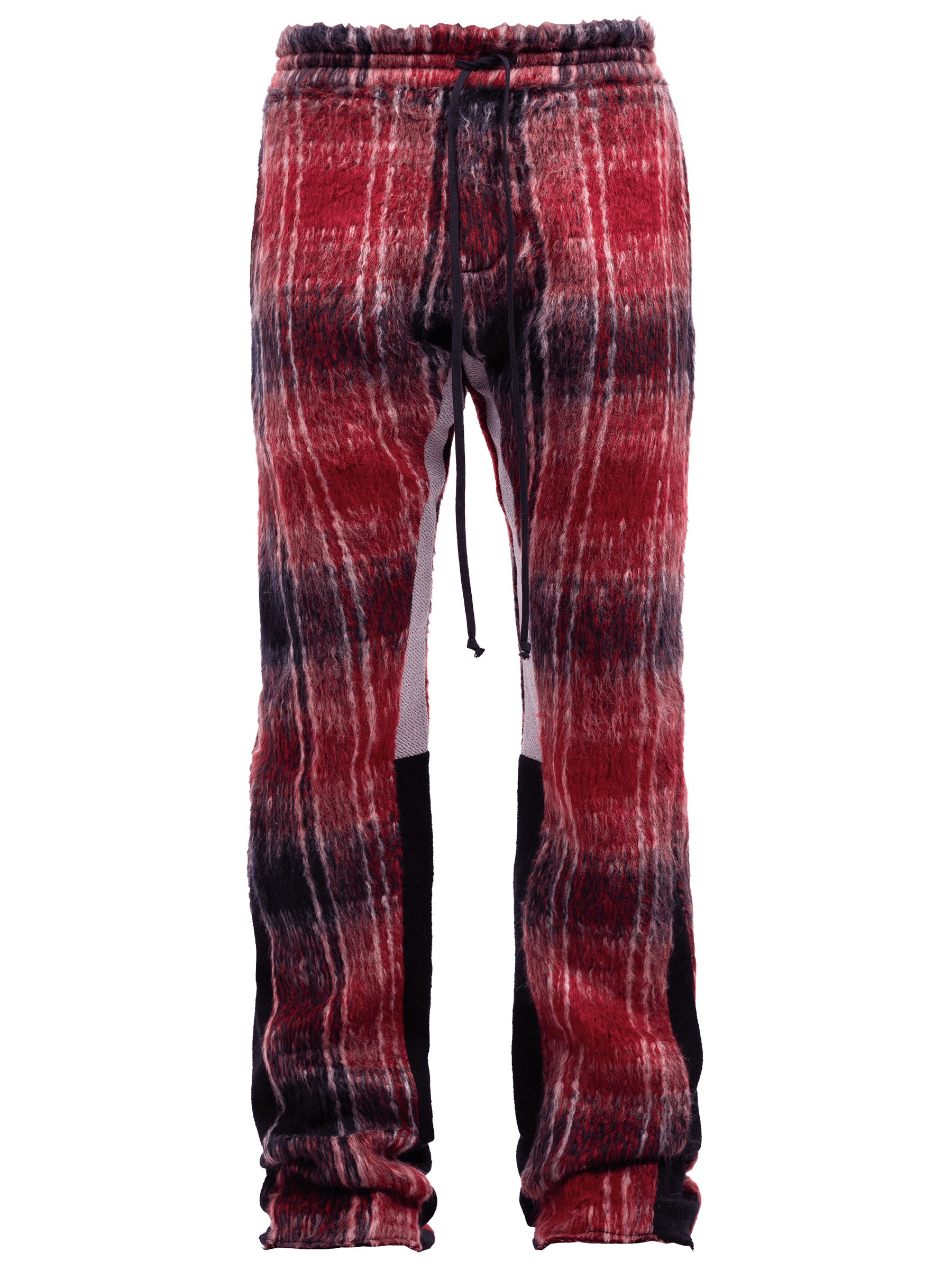 Mohair Flare Sweatpants - Wine