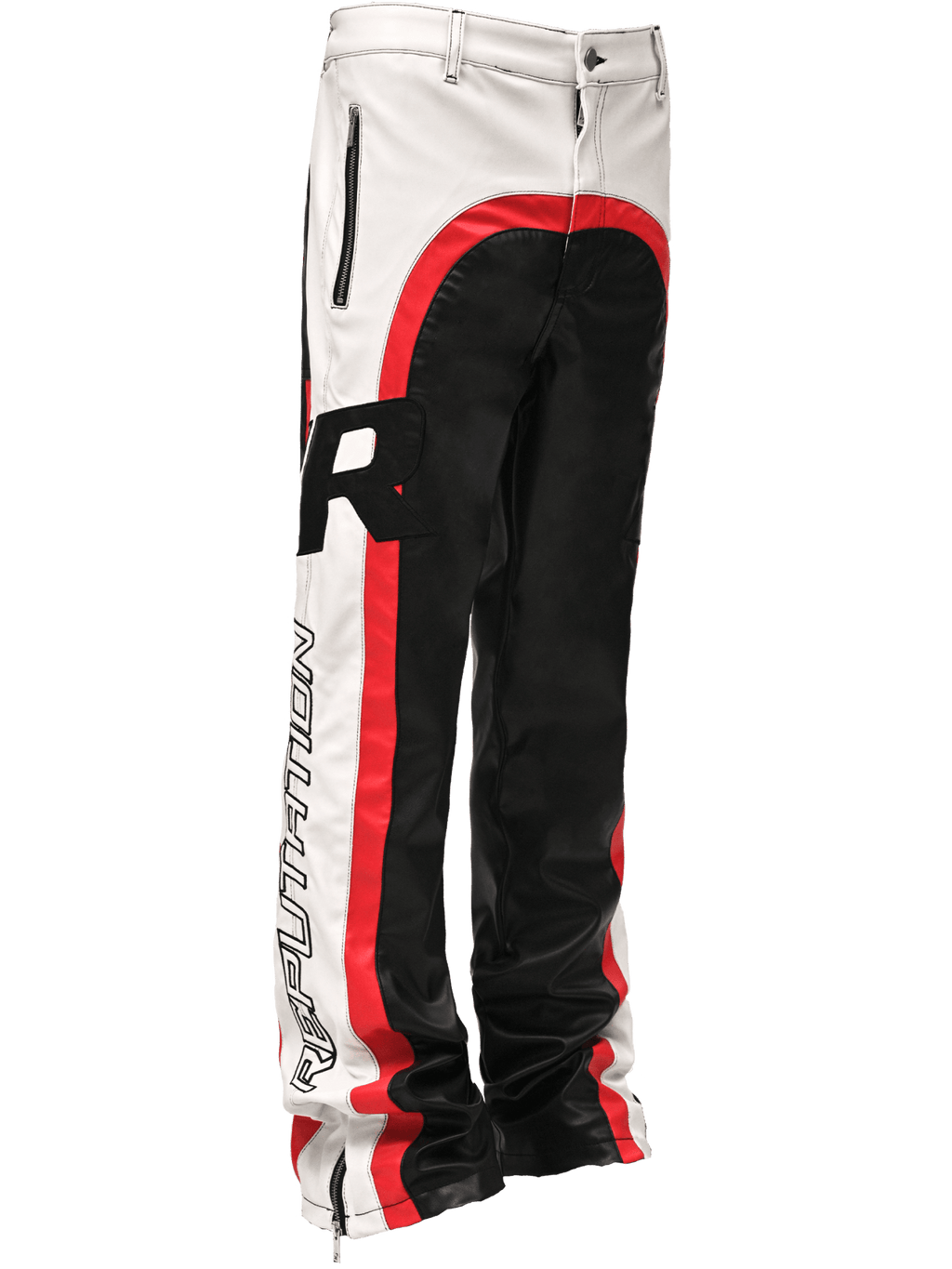 パンツ Reputation Studios MOHAIR FLARE PANTS Moto Flare Pants - Black