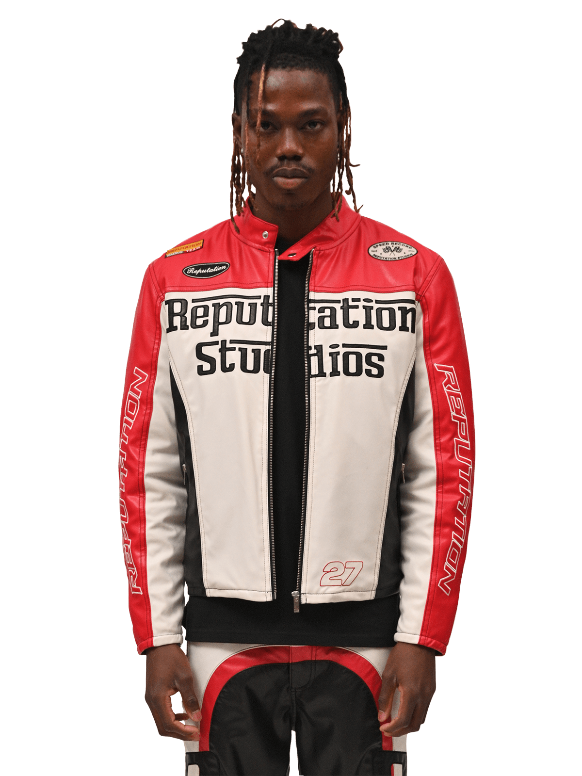 Moto Jacket - Red - Reputation Studios