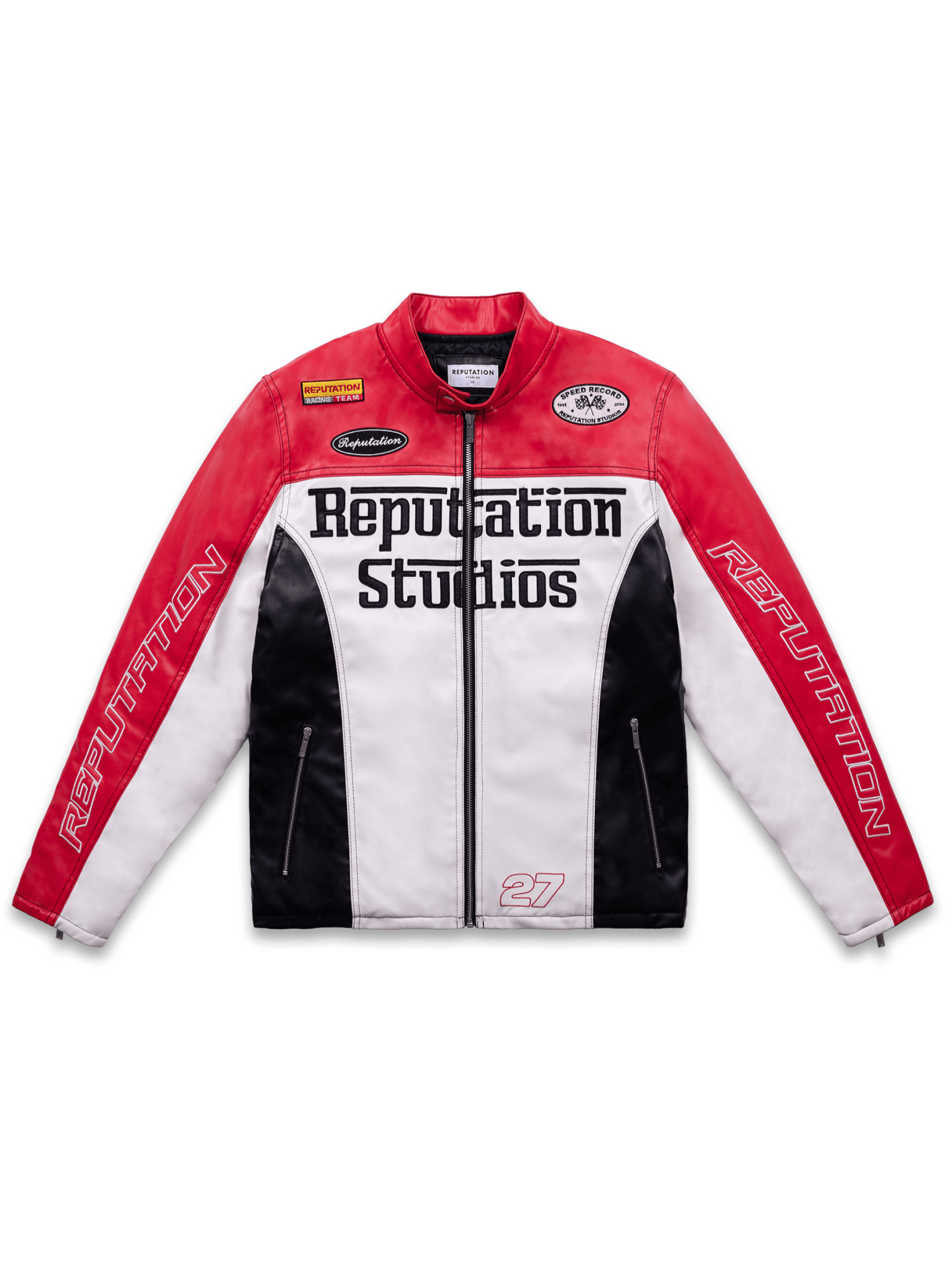 Moto Jacket - Red - Reputation Studios