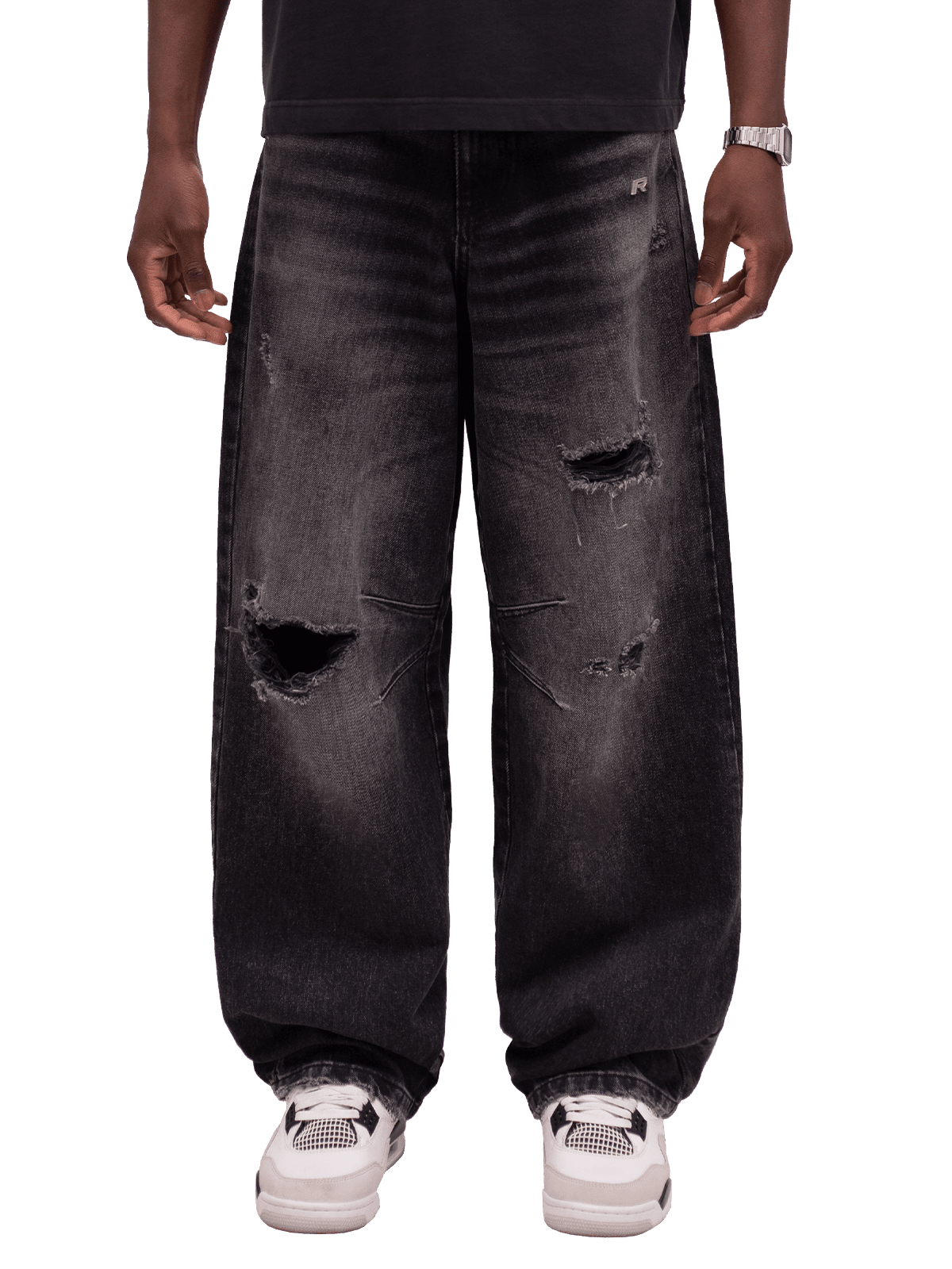 Parachute Denim - Black - Reputation Studios