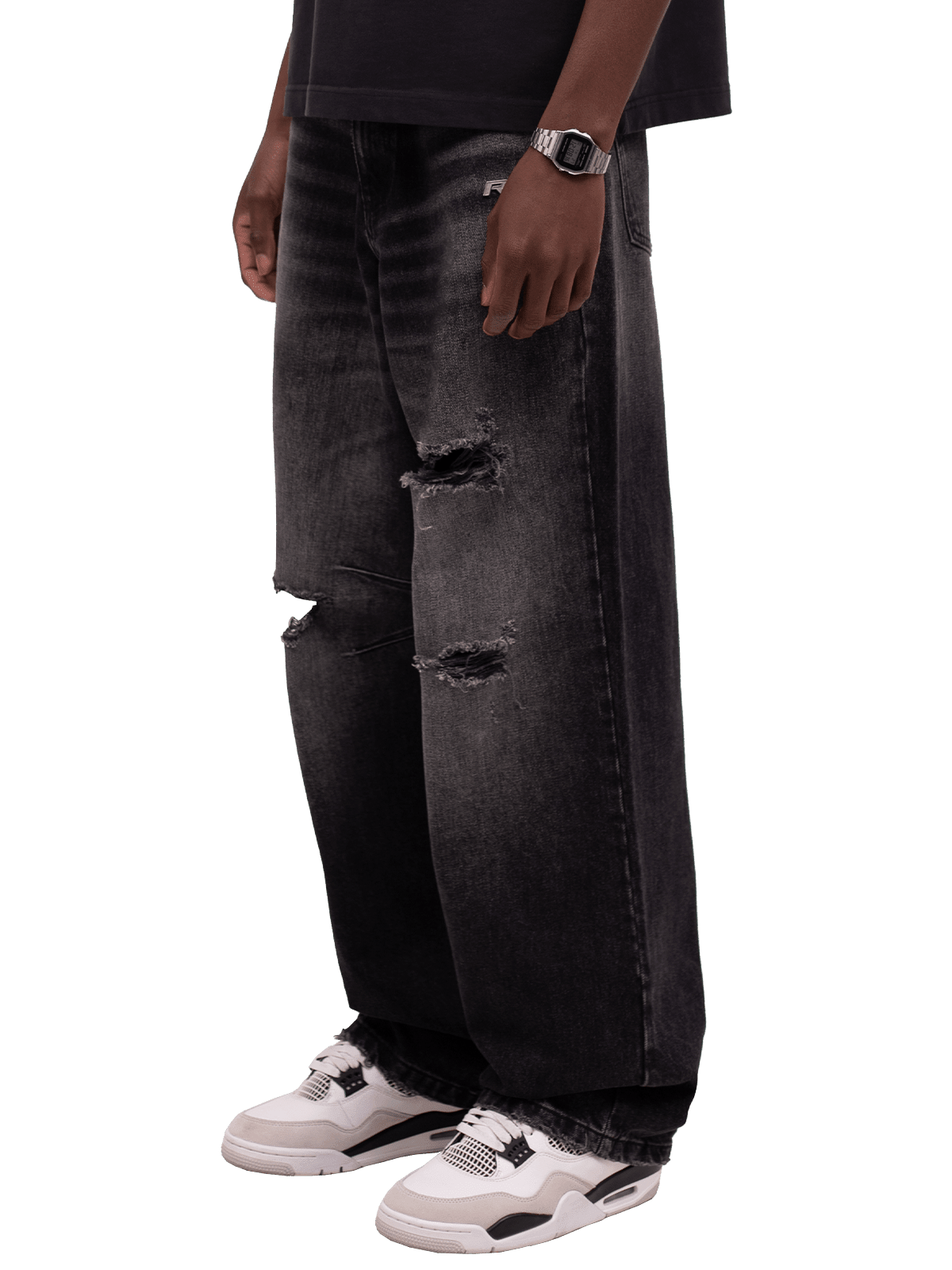 Parachute Denim - Black - Reputation Studios