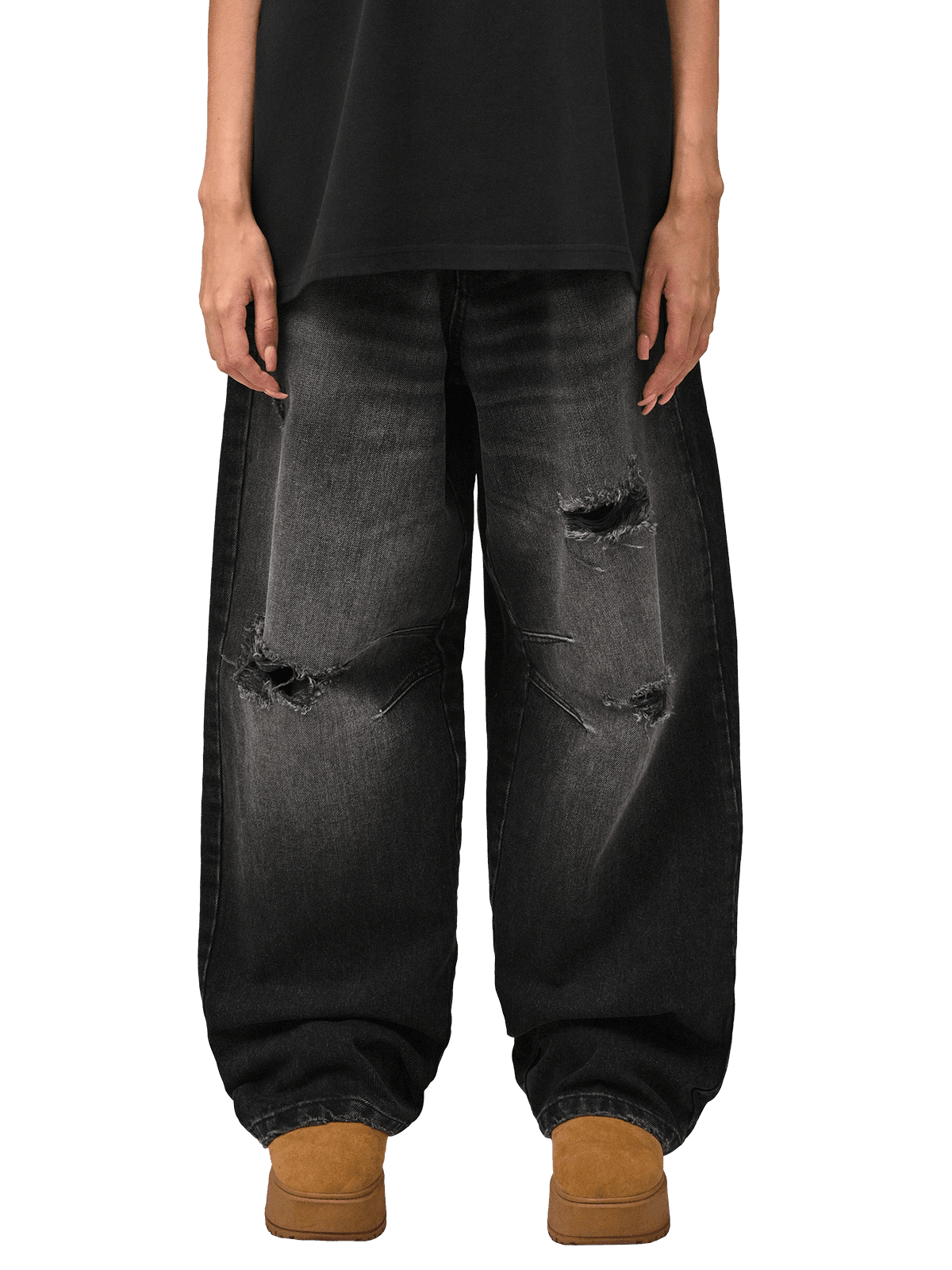 Parachute Denim - Black - Reputation Studios