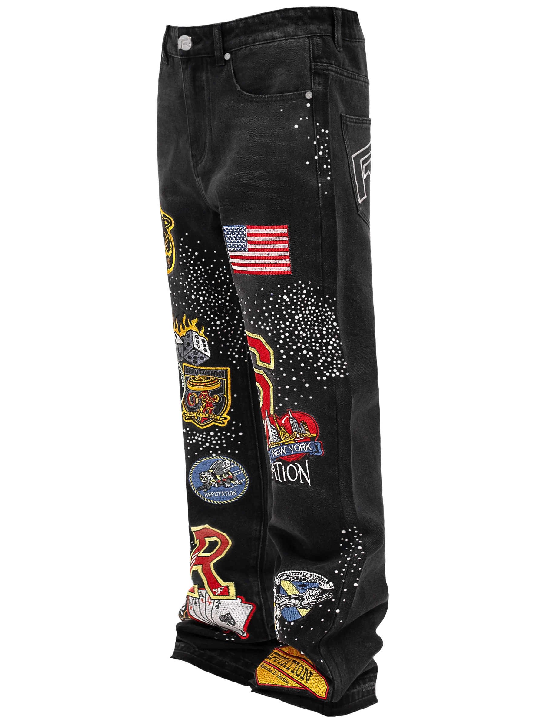 Patch Denim - Black