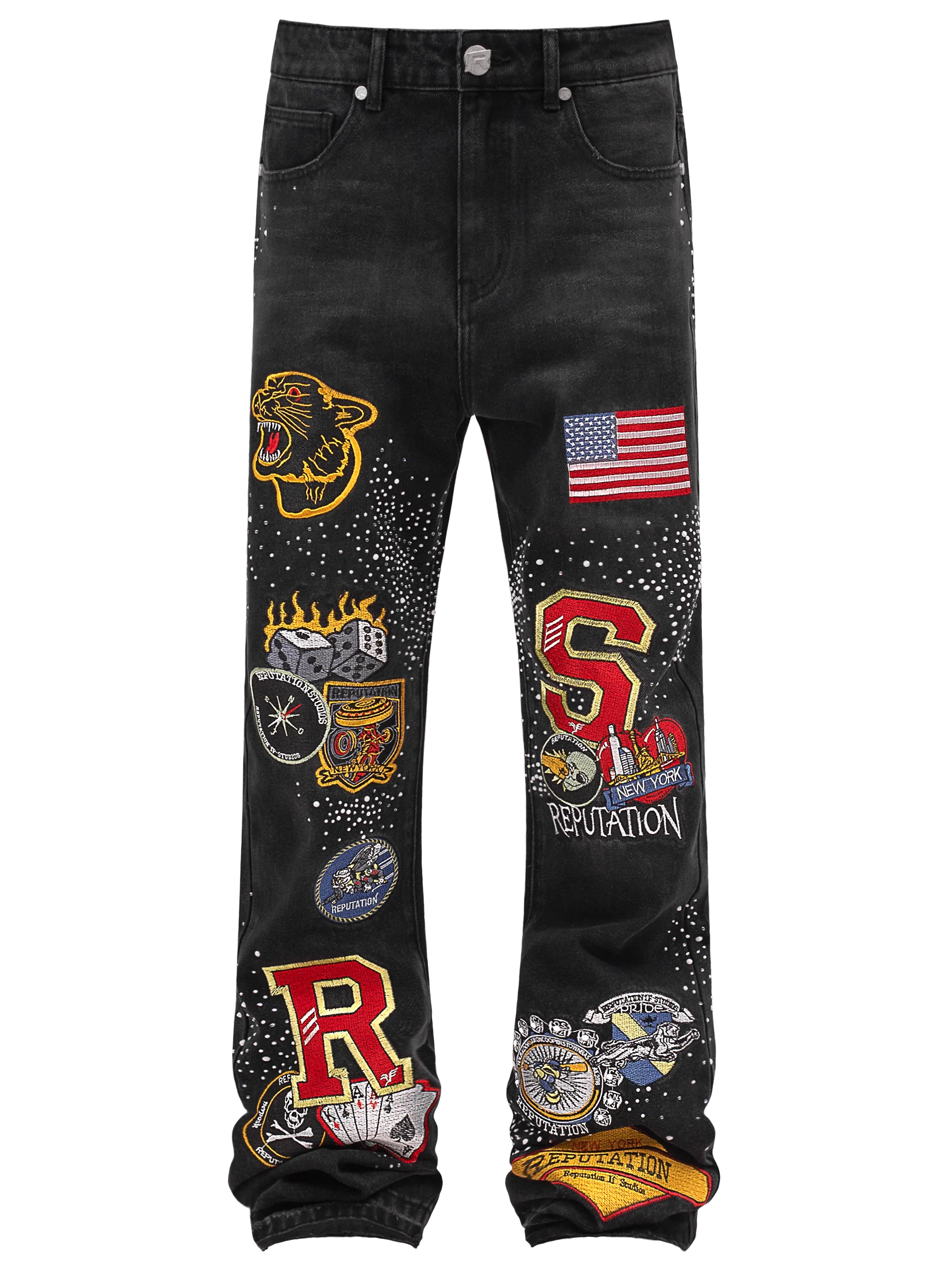 Patch Denim - Black