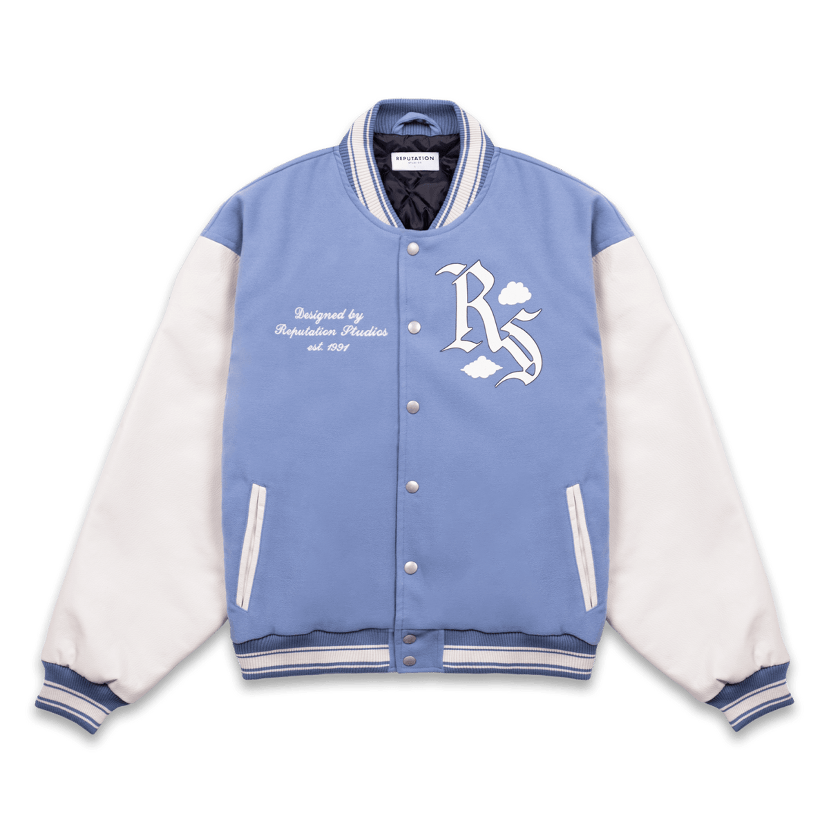 Pegasus Varsity Jacket - Baby Blue
