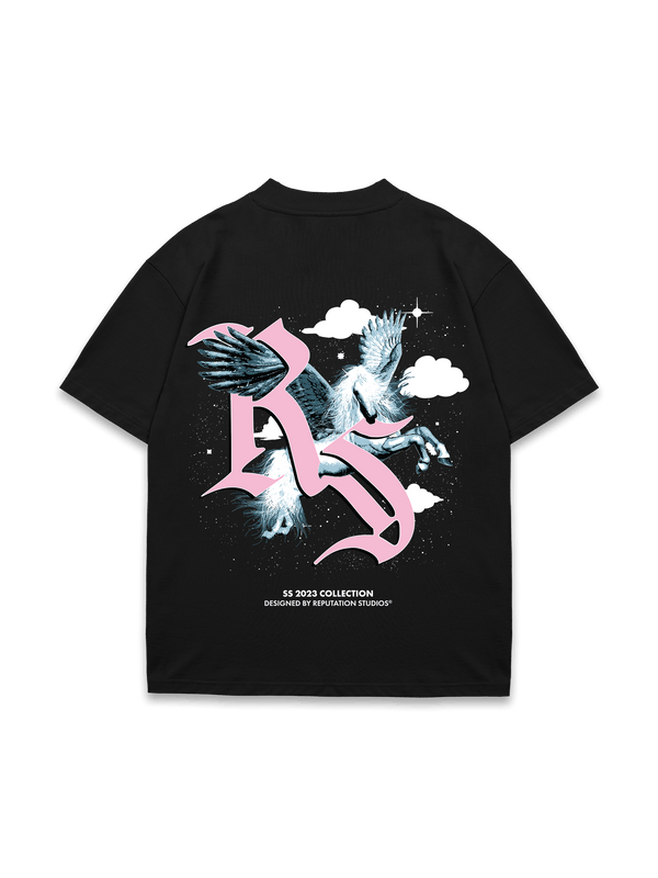 Pegasus Graphic Tee - Black