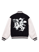 Pegasus Varsity Jacket - Black