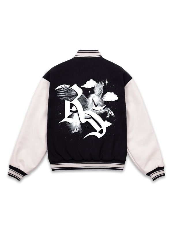 Pegasus Varsity Jacket - Black
