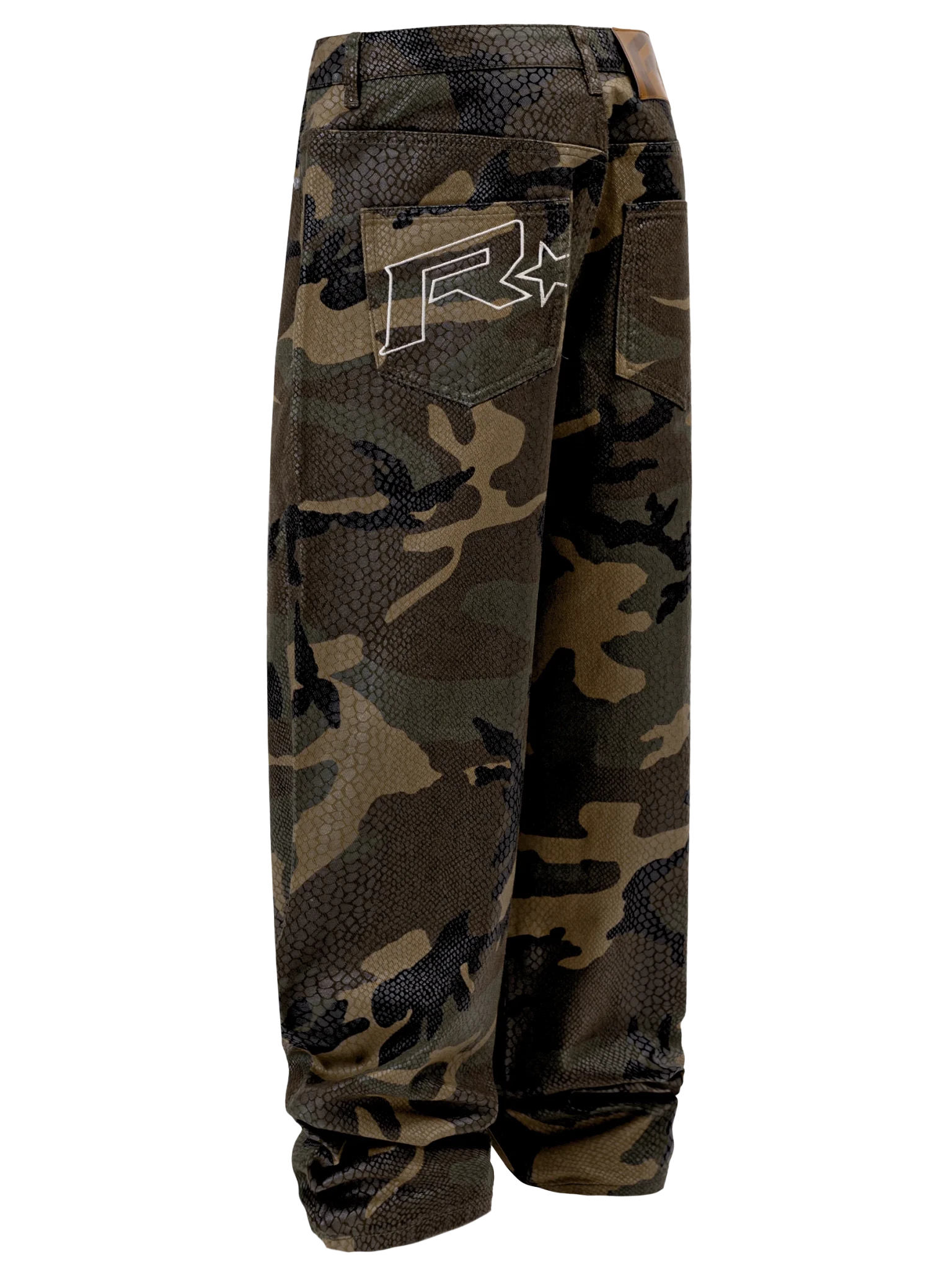 Python Camo Baggy Denim - Reputation Studios