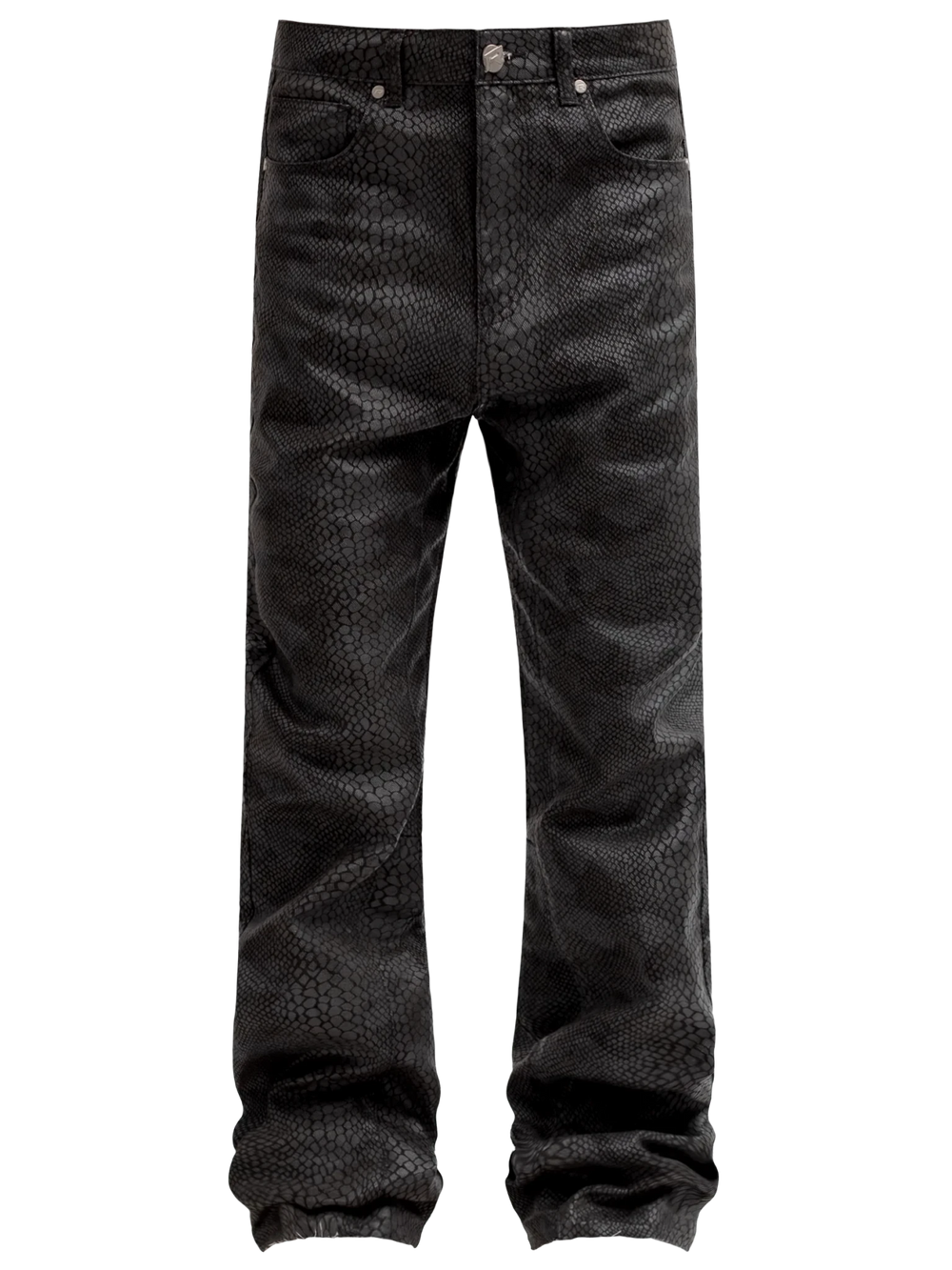 Python Camo Denim - Black - Reputation Studios