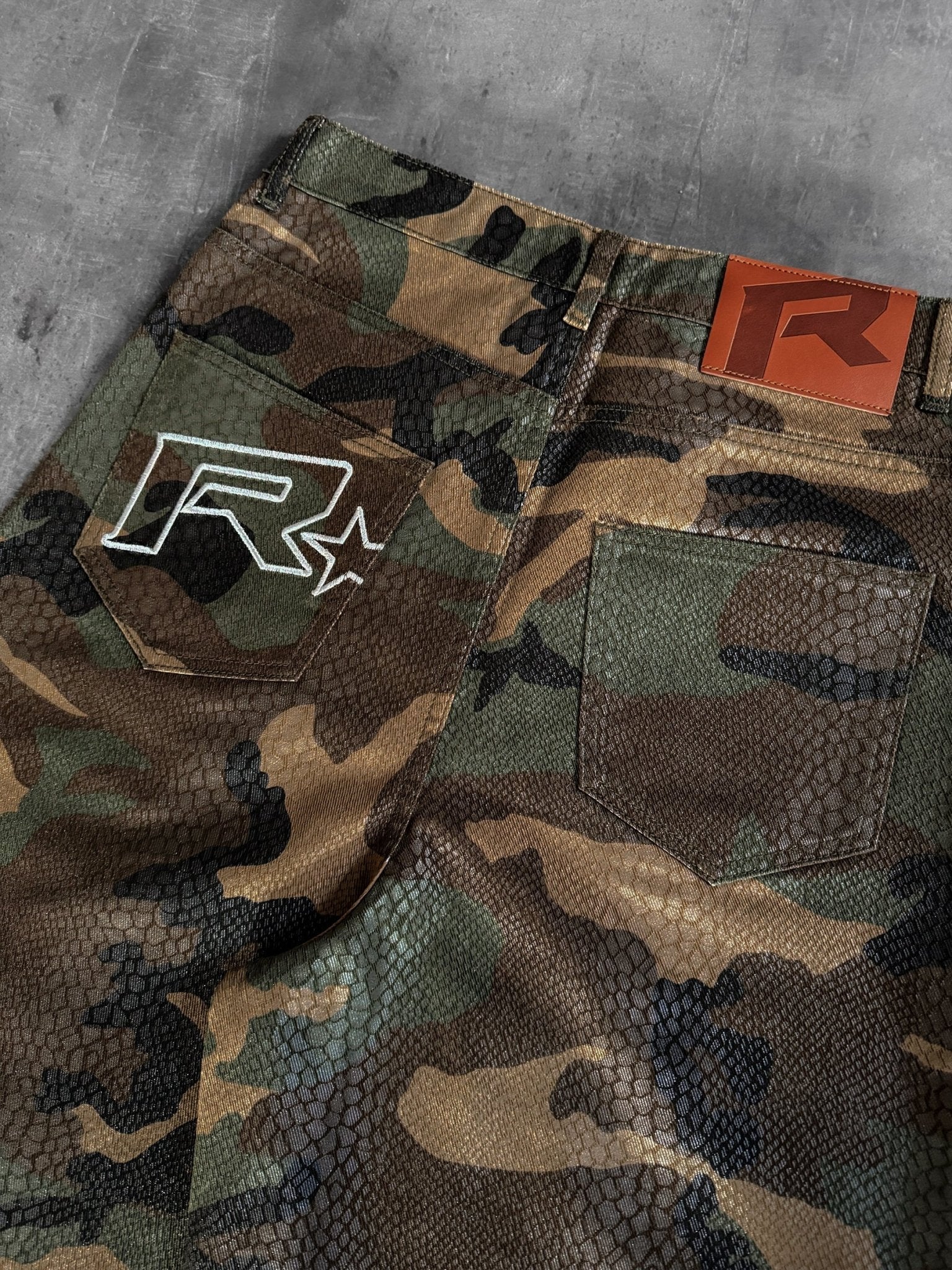Python Camo Jorts - Reputation Studios