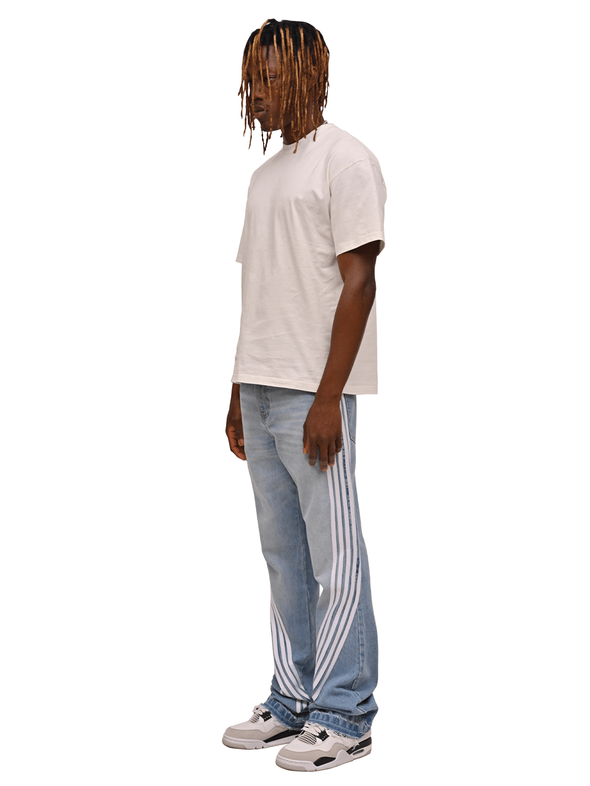 Racer Flare Denim - Light Stone - Reputation Studios