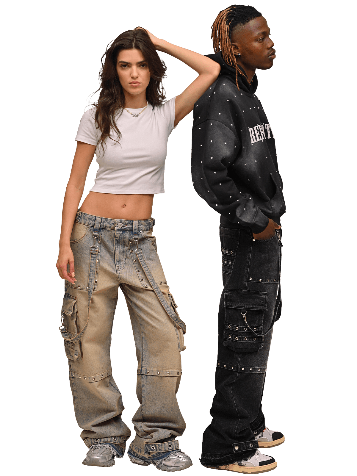 Raver Denim - Black - Reputation Studios