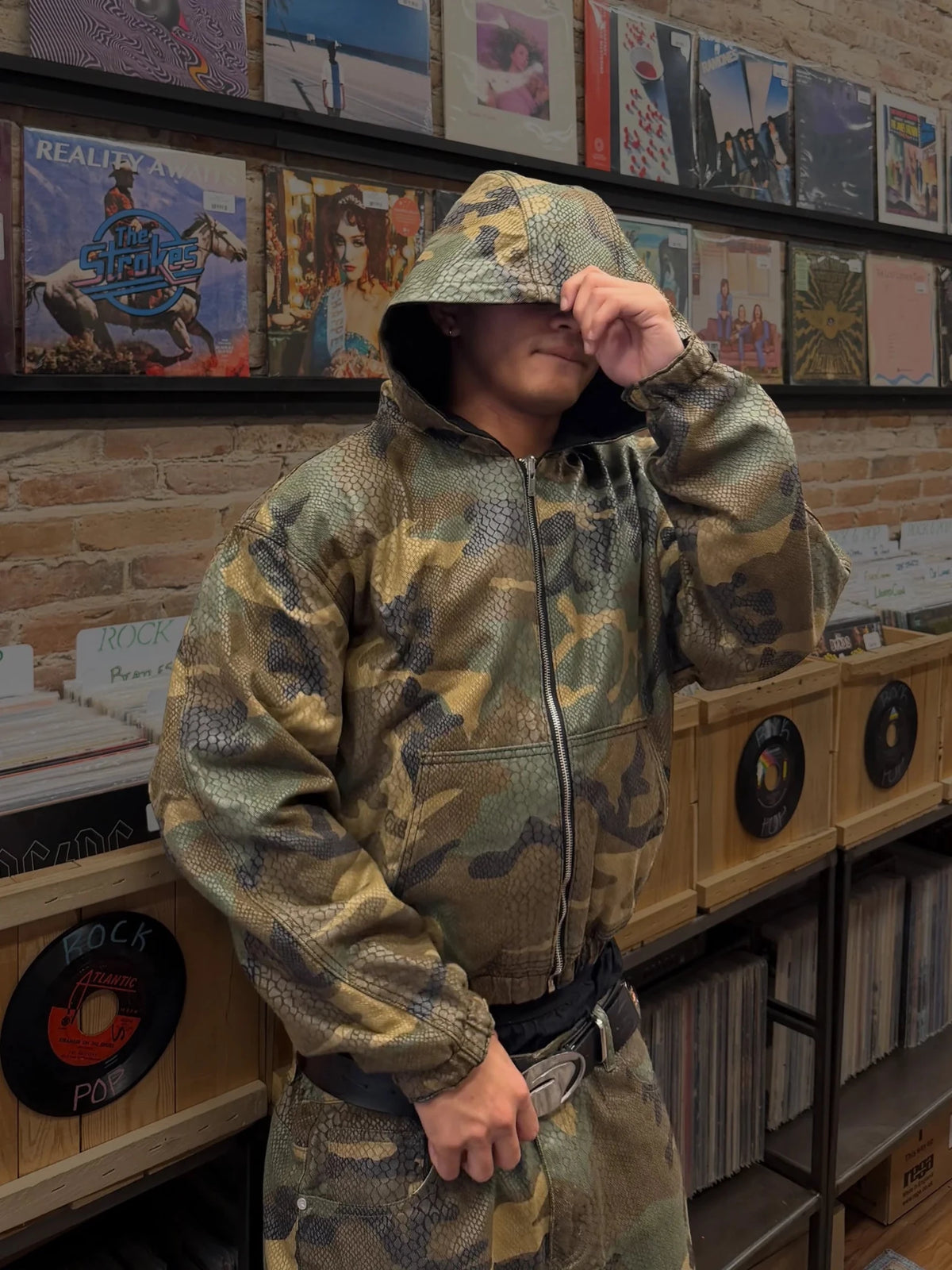 Reversible Python Camo Hoodie - Reputation Studios