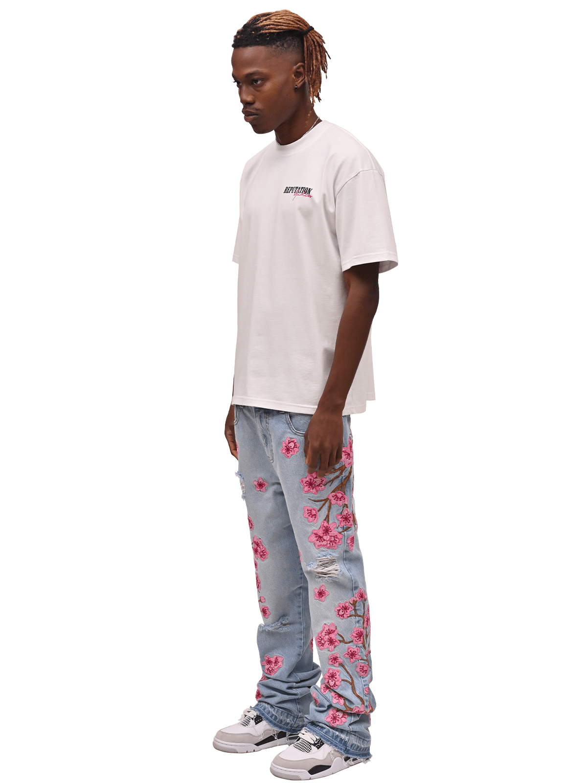 Sakura Flare Denim - Light Stone - Reputation Studios