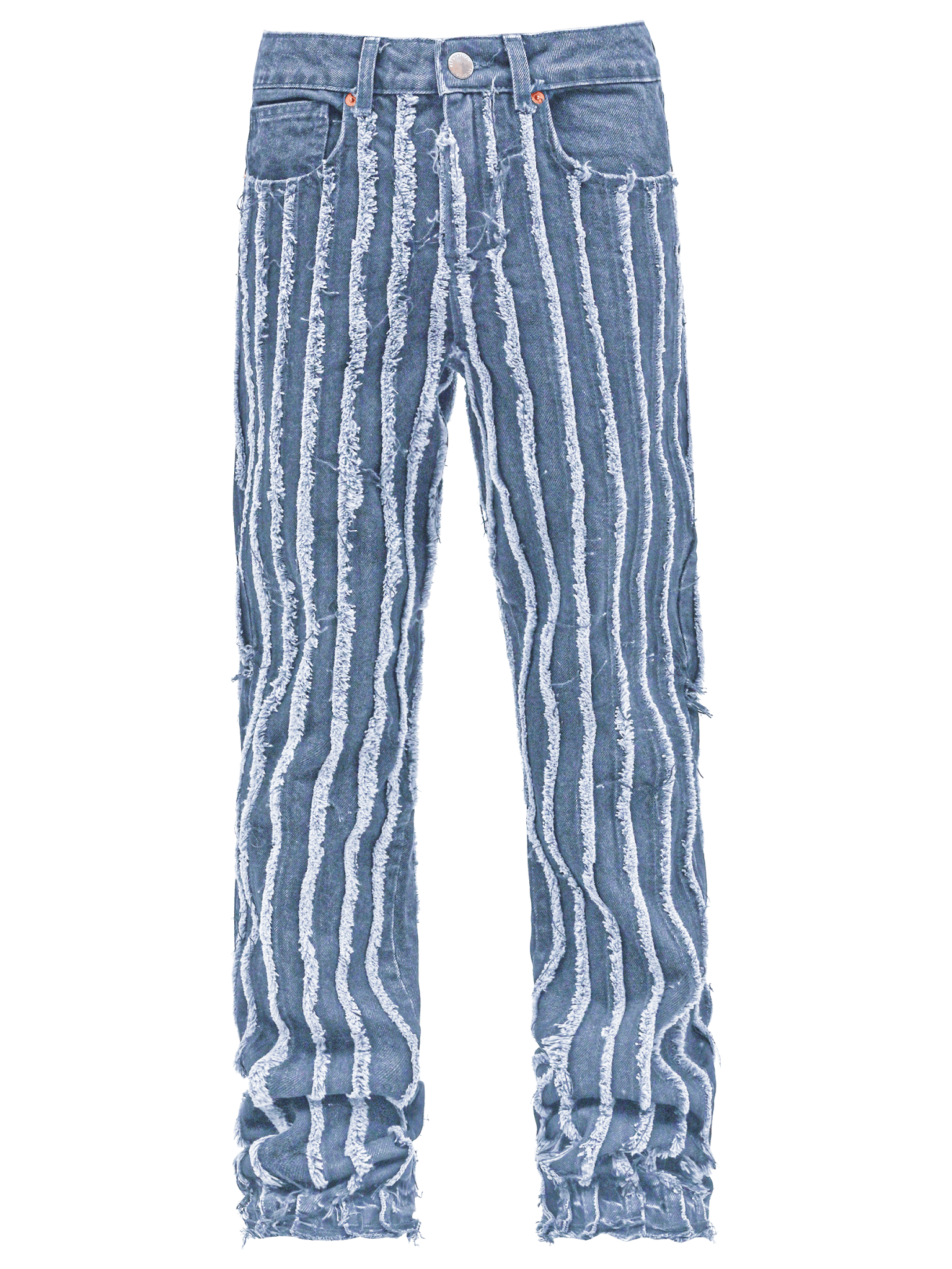 Slashed Flare Denim - Light Stone - Reputation Studios