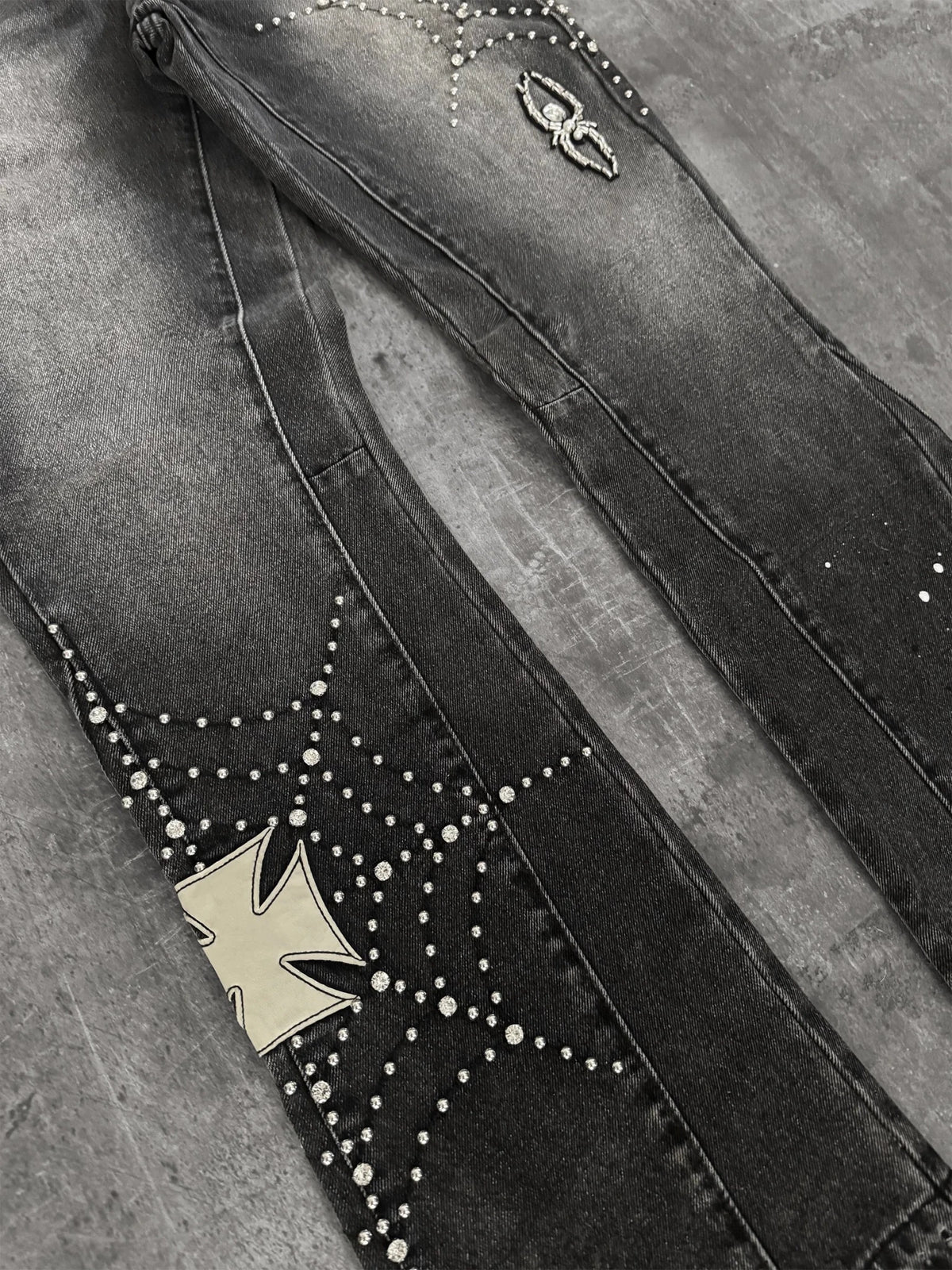 Spider Denim - Black - Reputation Studios