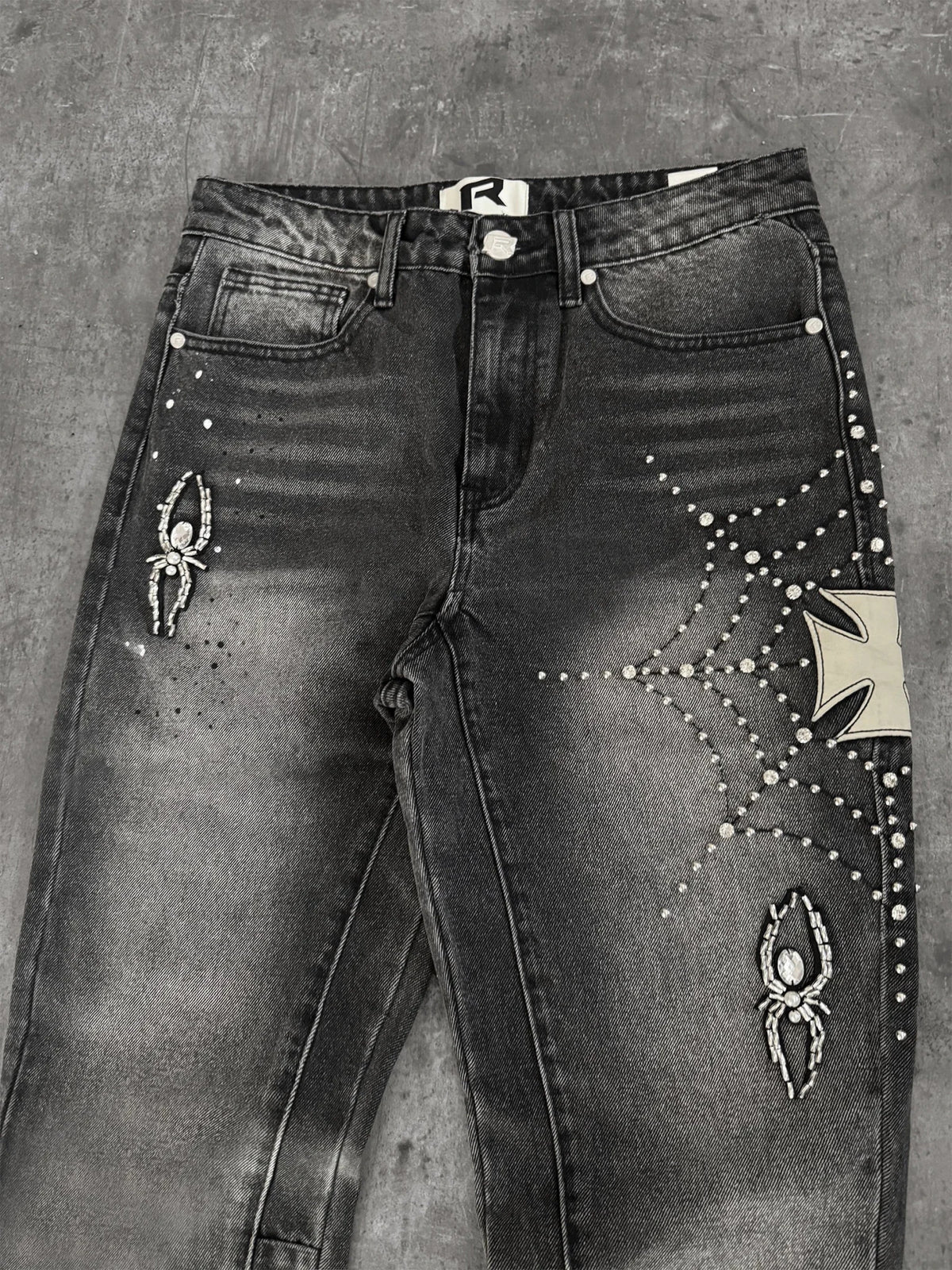 Spider Denim - Black - Reputation Studios