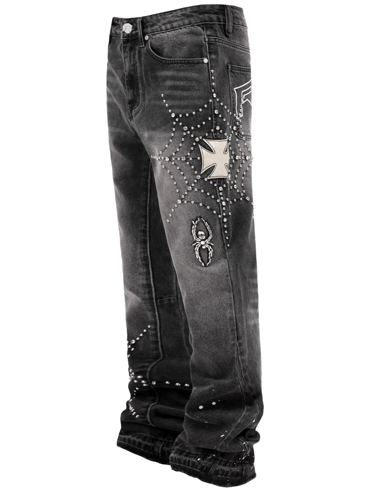 Spider Denim - Black - Reputation Studios