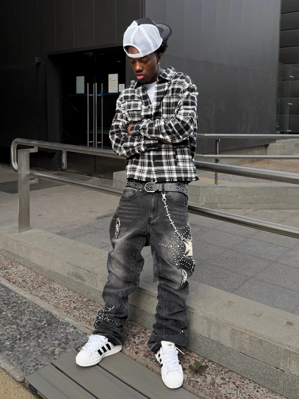 Spider Denim - Black - Reputation Studios